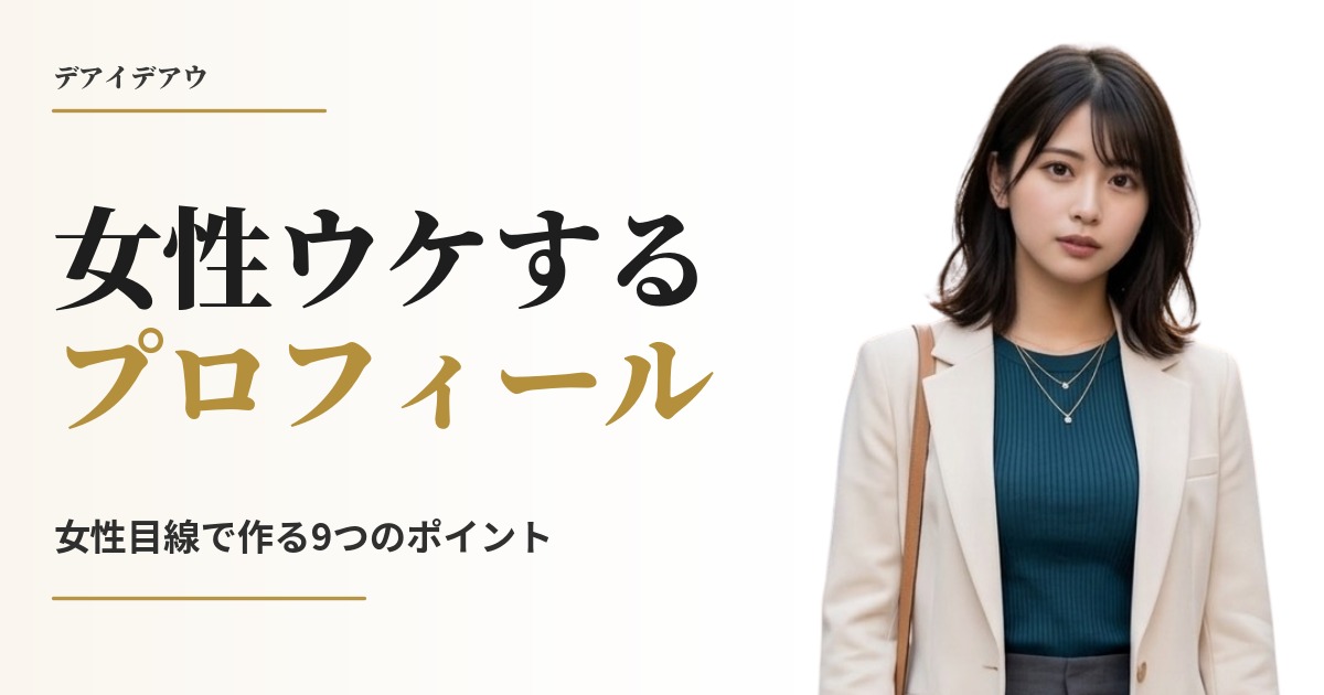 女性ウケ プロフィール