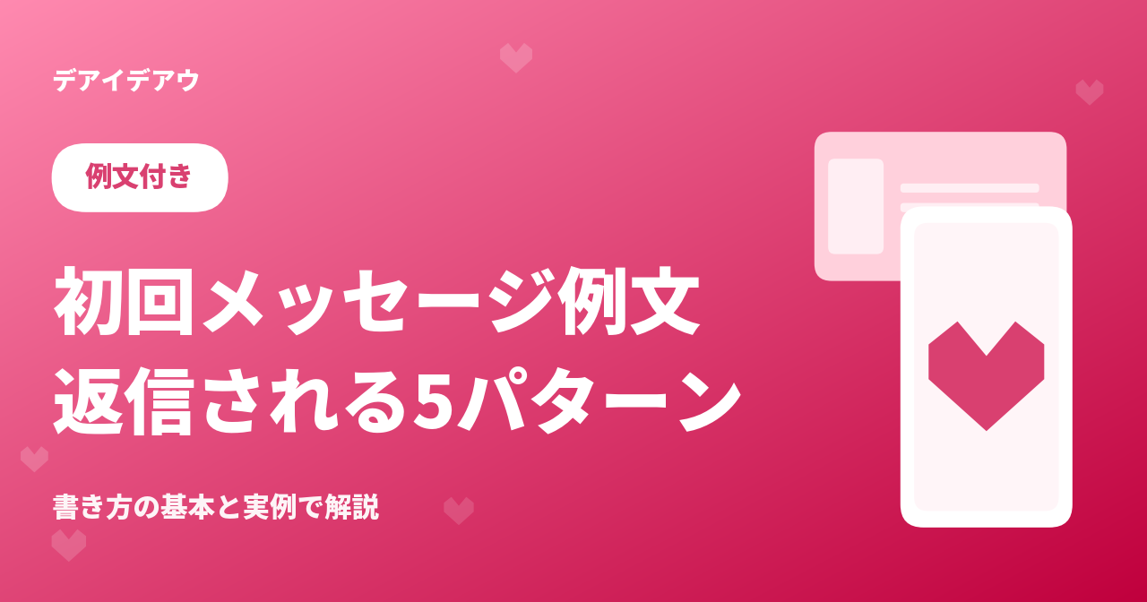初回メッセージ