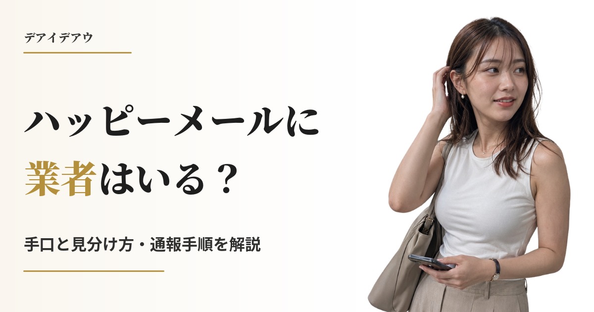 ハッピーメール　業者