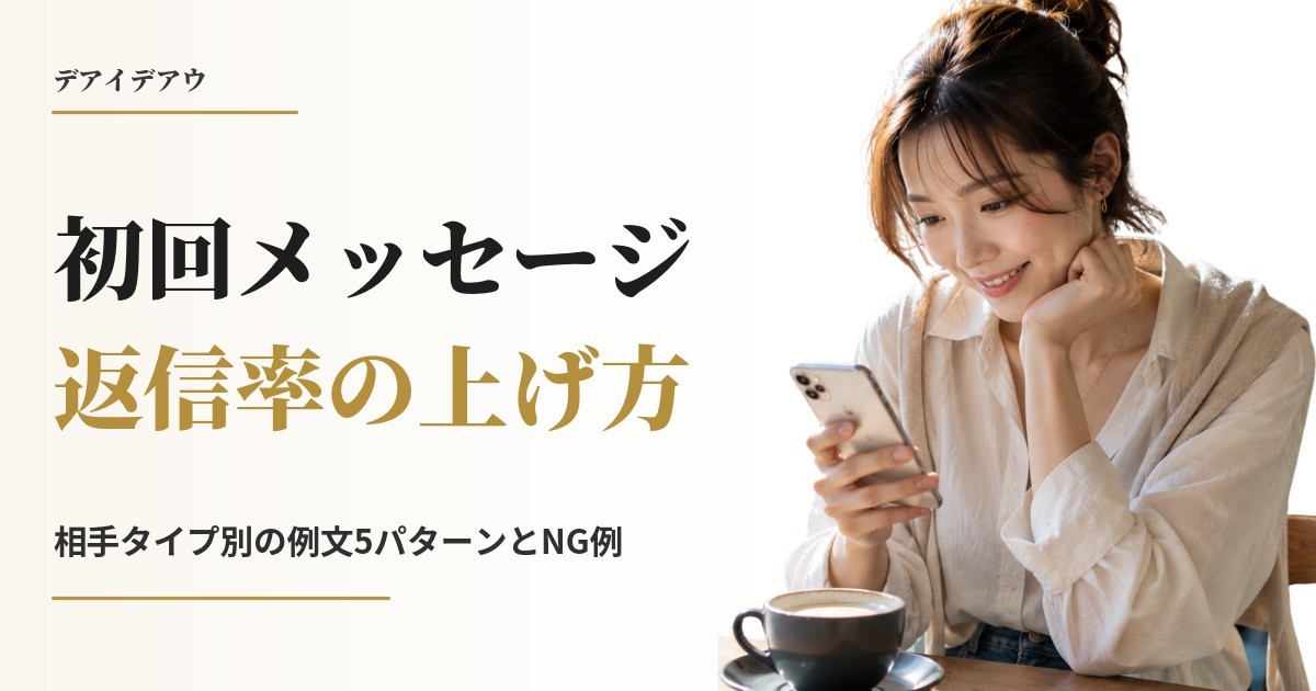 初回メッセージ 例文