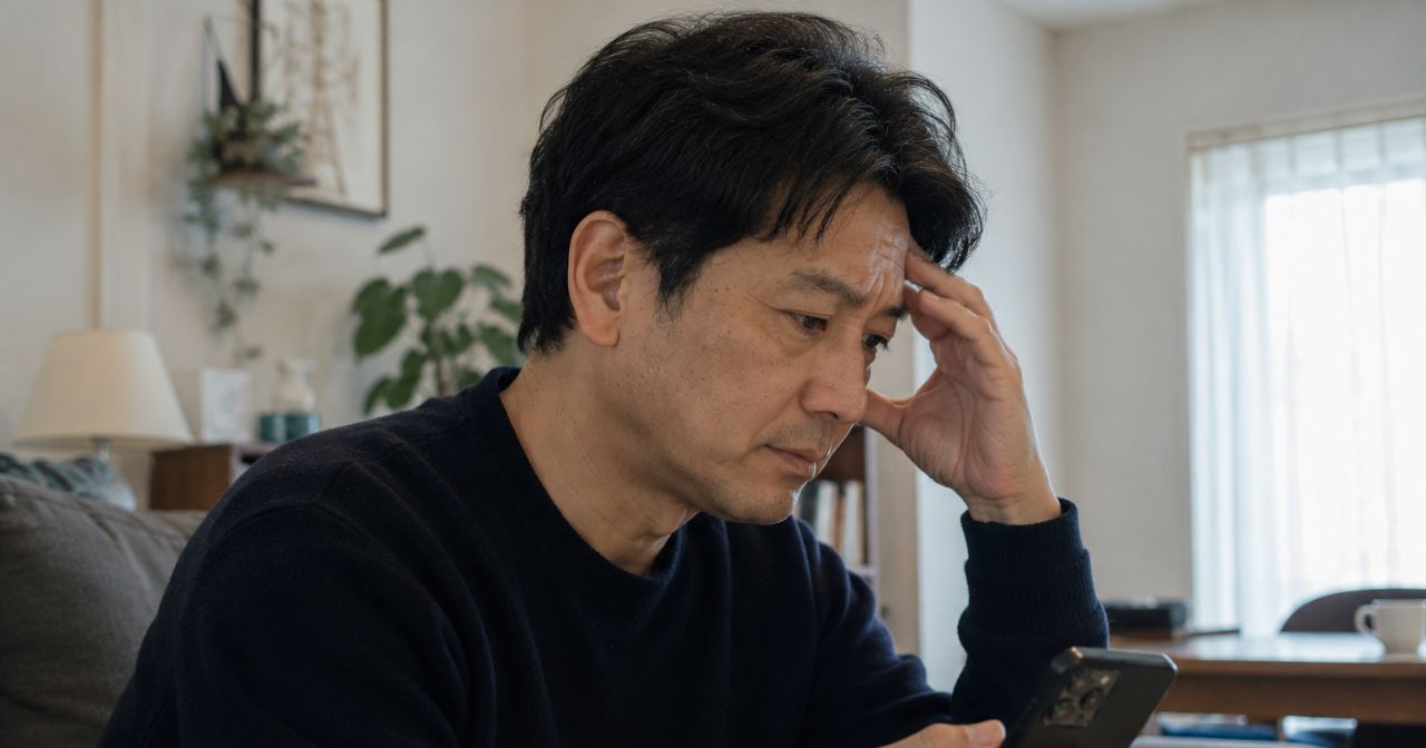 考える男性