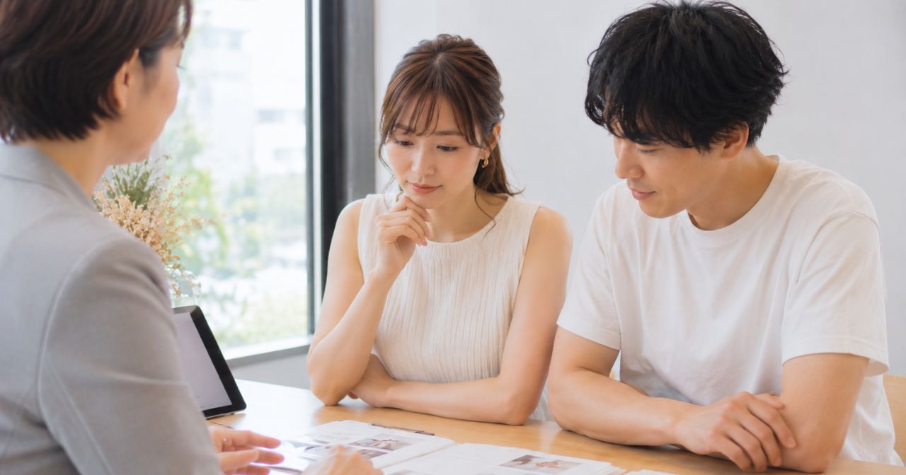 将来を考えるカップル