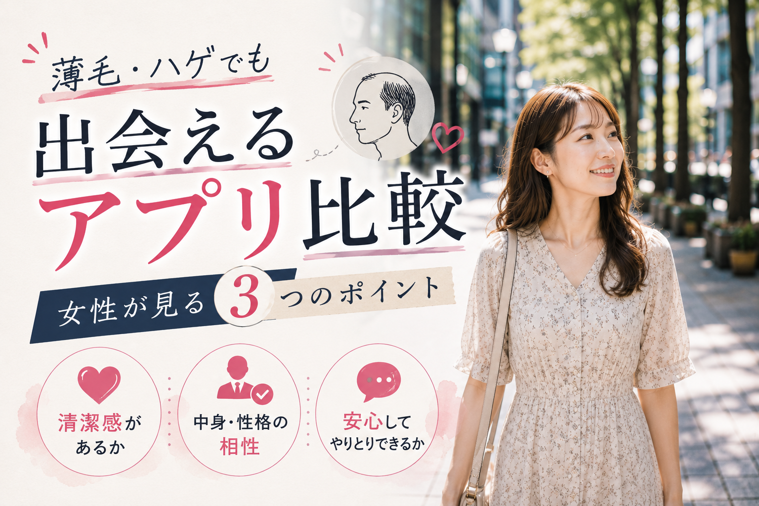 ハゲ 出会い