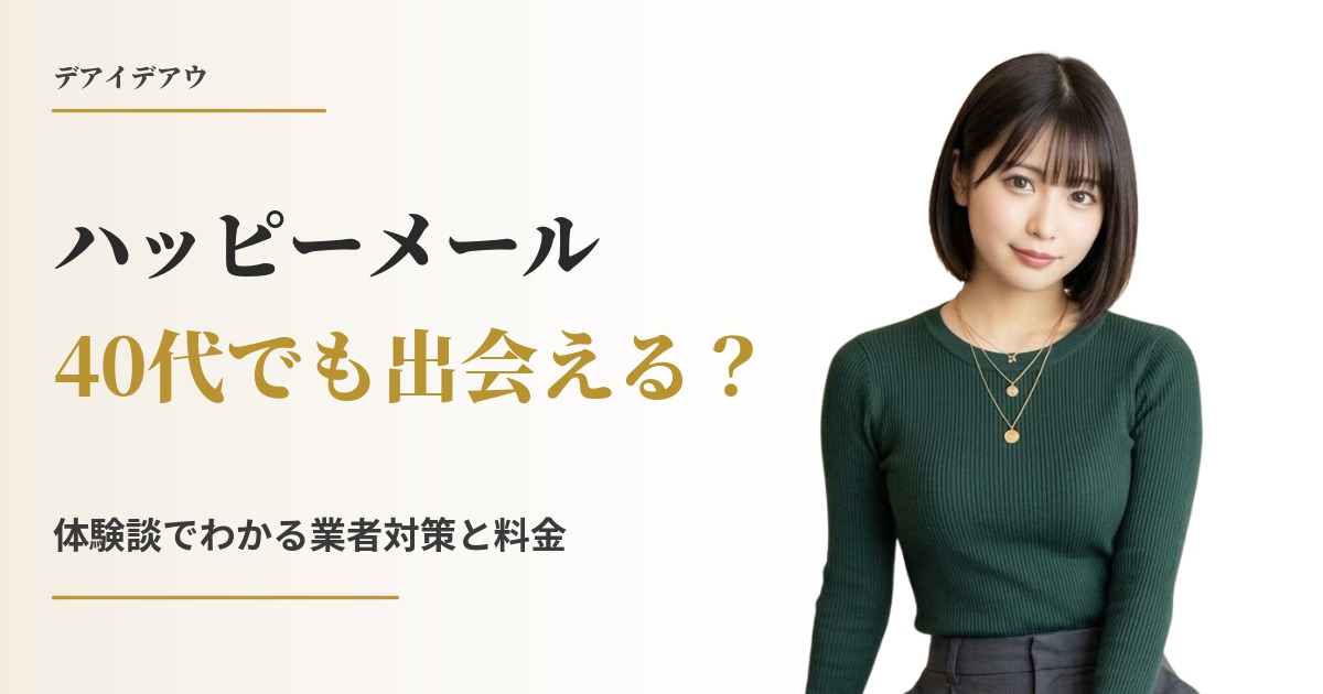 ハッピーメール 40代