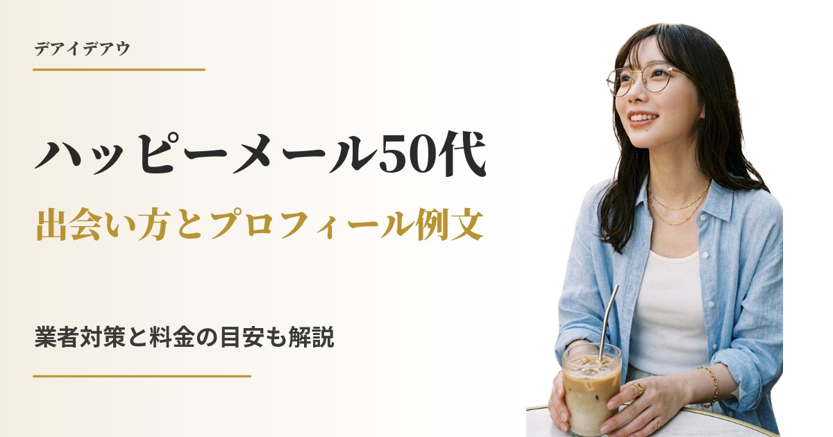 ハッピーメール 50代