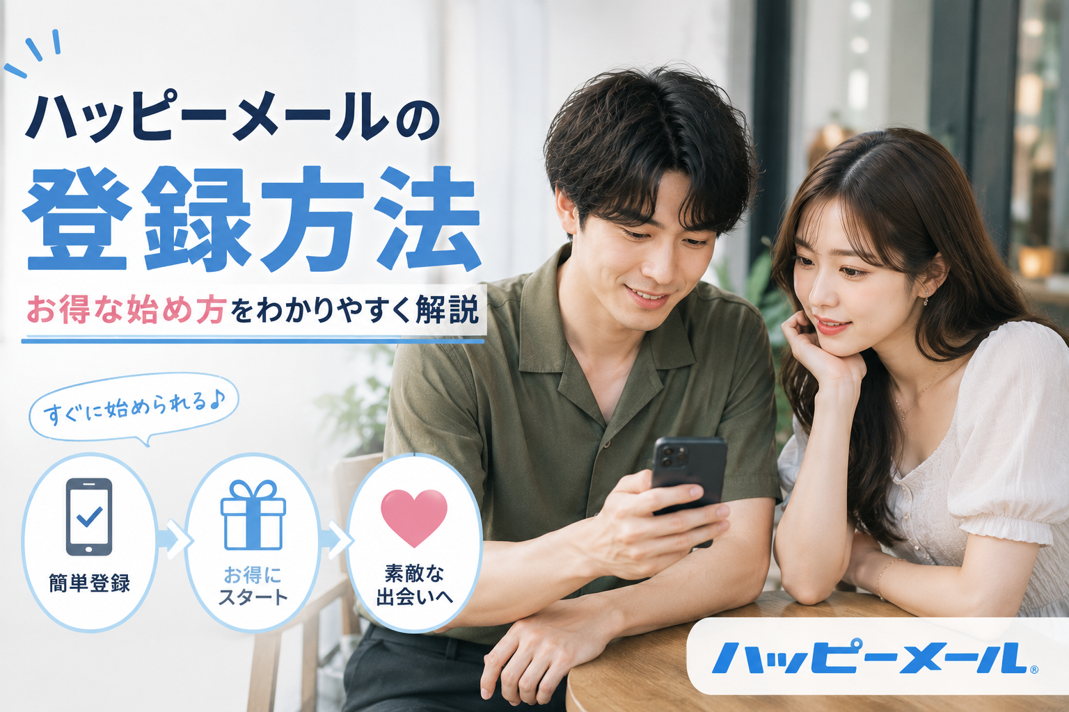 ハッピーメール 登録方法