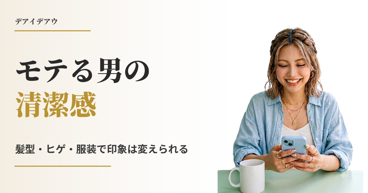 マッチングアプリ 清潔感