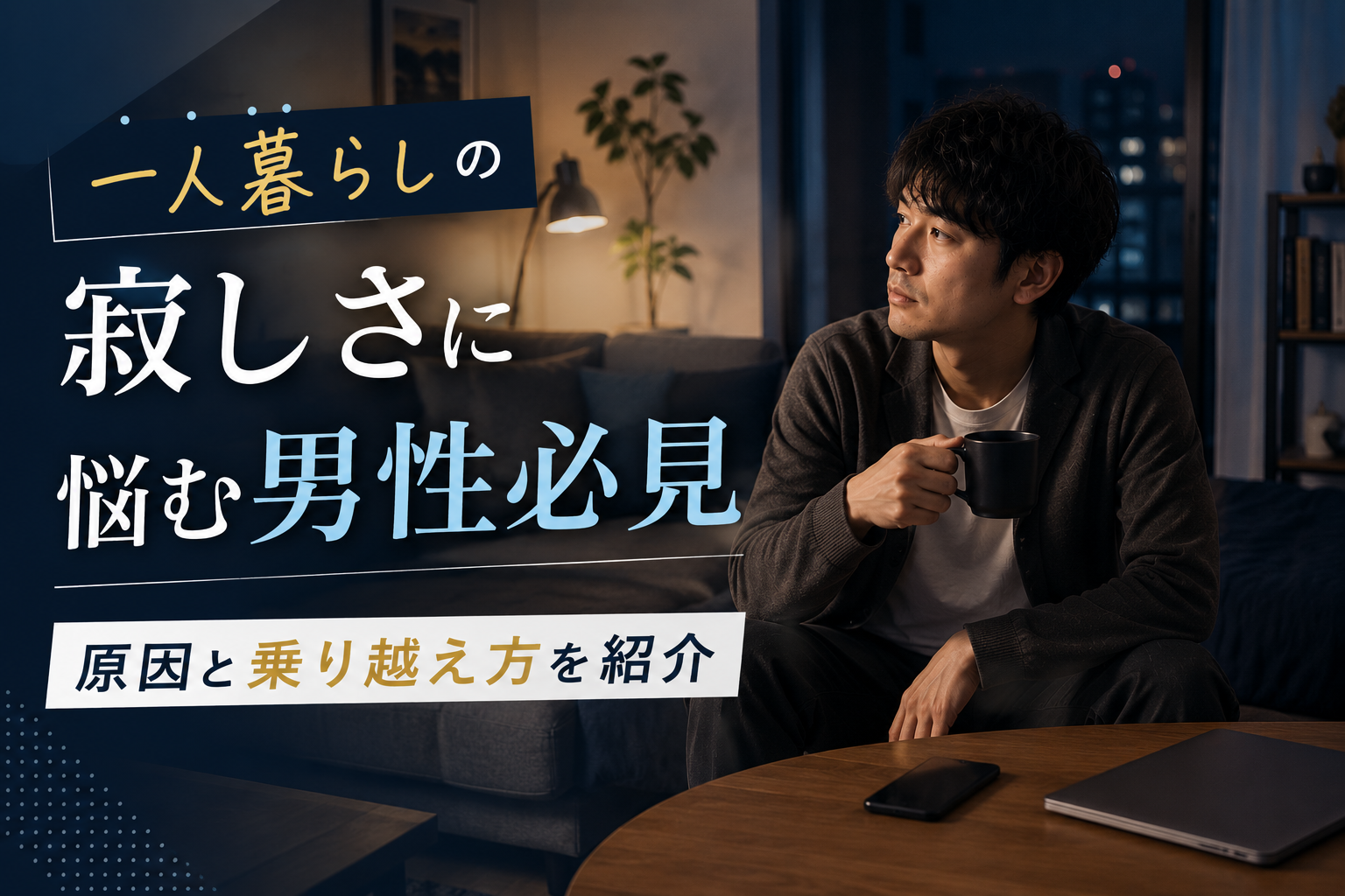 一人暮らし 寂しい 男
